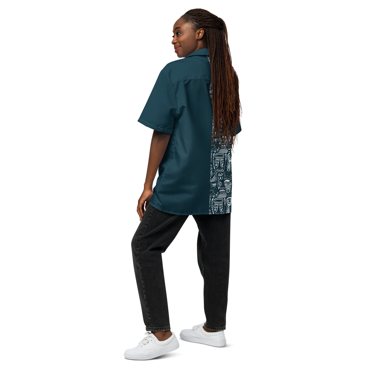 Chemise à boutons unisexe - Ubuntu Unity Collection