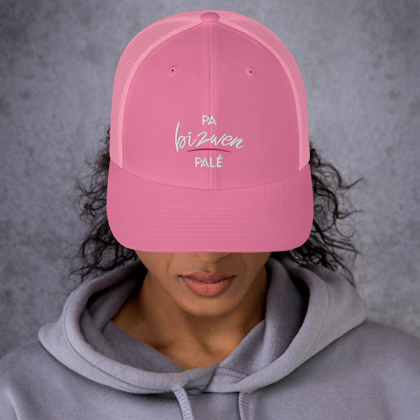 Casquette Trucker Pa bizwen palé - Fos Kréyol