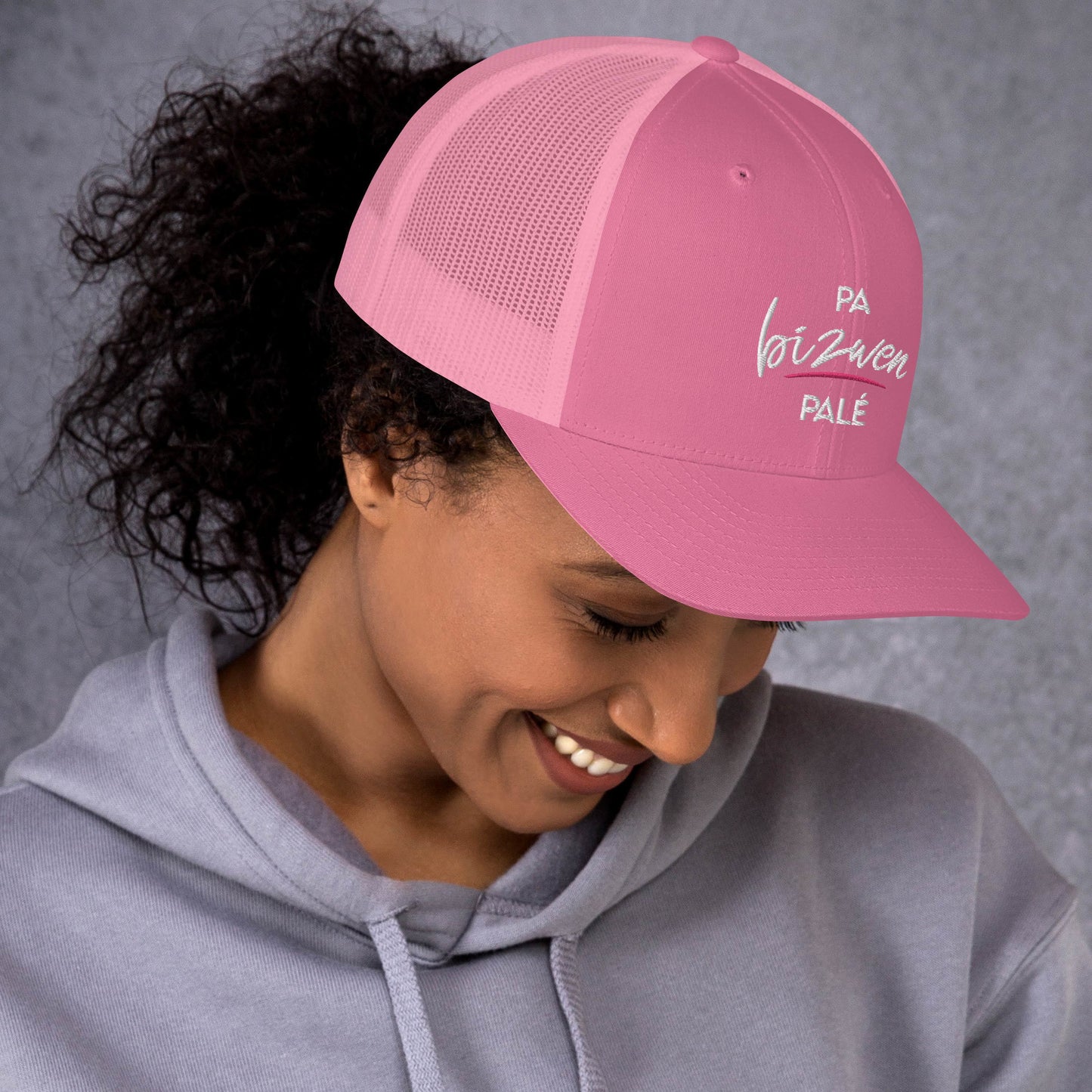 Casquette Trucker Pa bizwen palé - Fos Kréyol