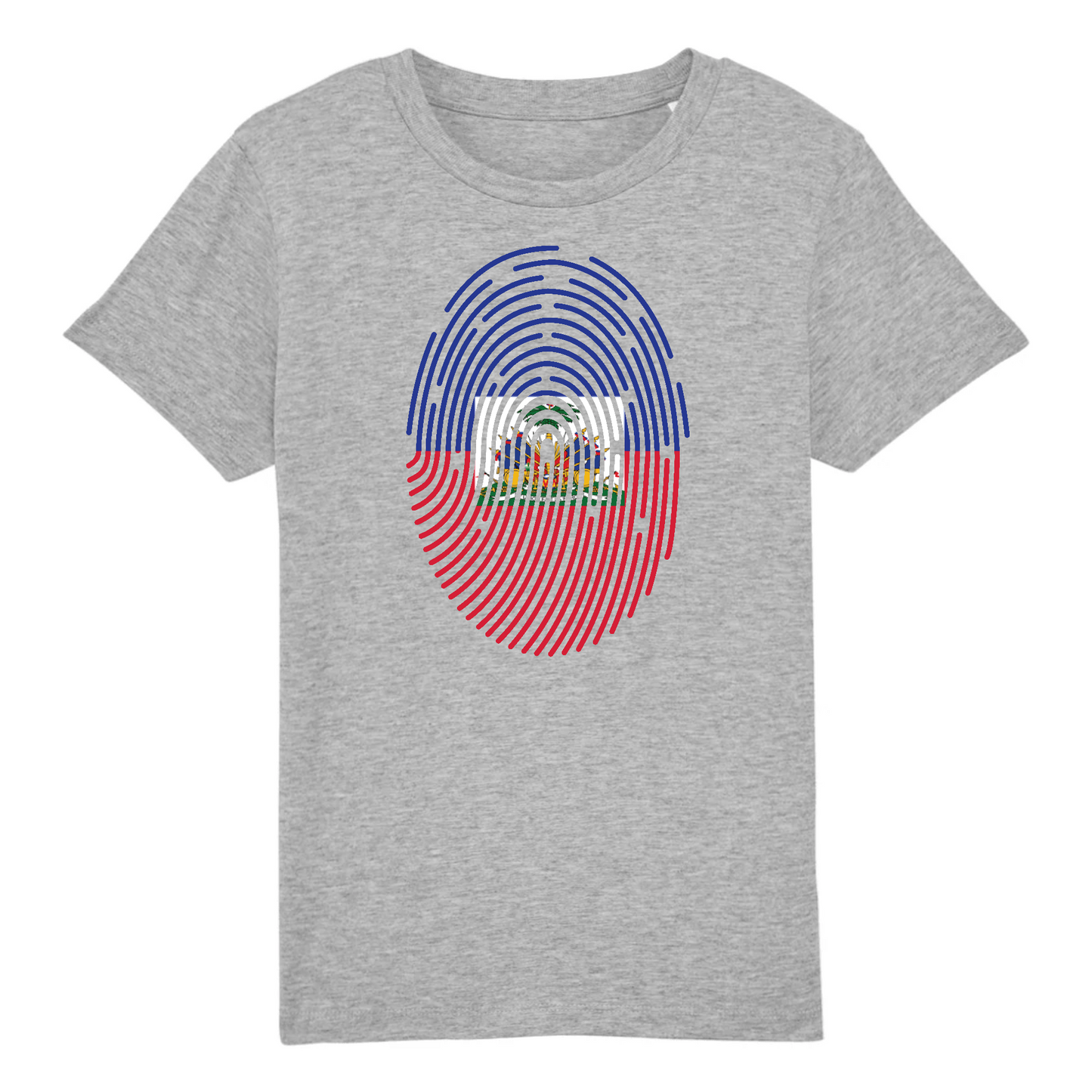 T-shirt enfant personnalisable "Identité" - Vizyon - KEMIT'ART - Martinique - Guadeloupe - Guyane - Créole