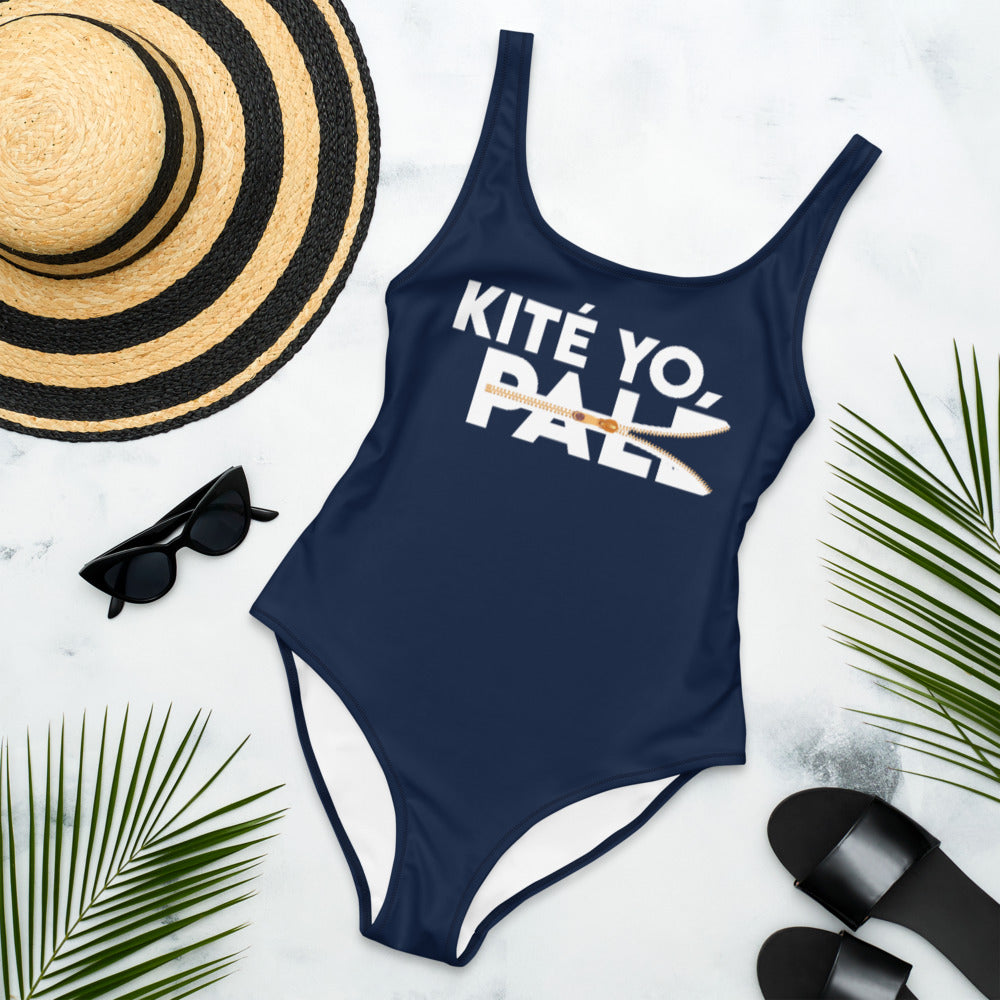 Maillot de Bain 1 Pièce "Kité yo palé" - Kofi Jicho Kopo