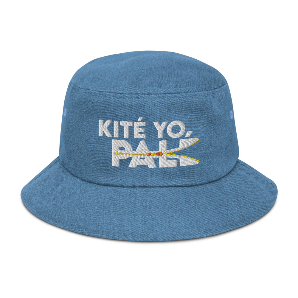 “Jité Yo palé” denim bob - Kofi Jicho Kopo