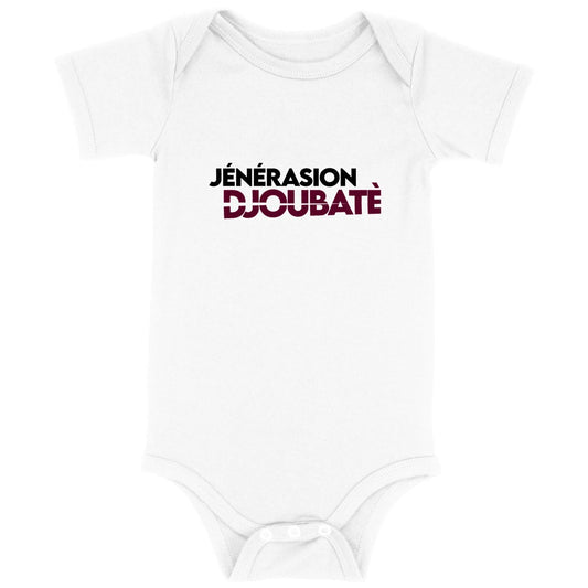 Body bébé personnalisable "Jénérasion Djoubatè" - Fos Kréyol