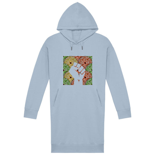 Robe Sweat à capuche "Révolisyon Wax" - Annie Theo Art