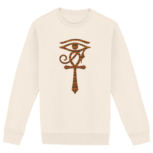 Sweat-shirt unisexe premium - Ankh Oeil d'horus Wax