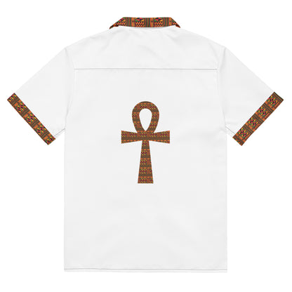 Unisex Button Down Shirt - Ankh Visionary