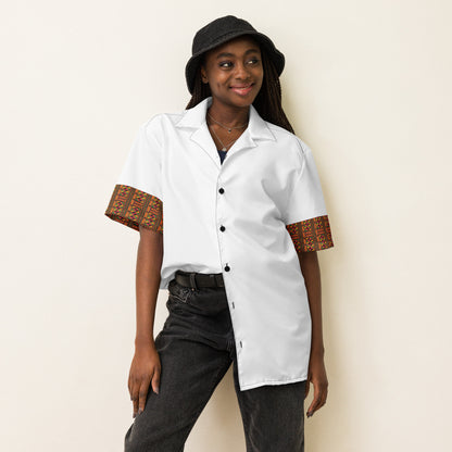 Unisex Button Down Shirt - Ankh Visionary