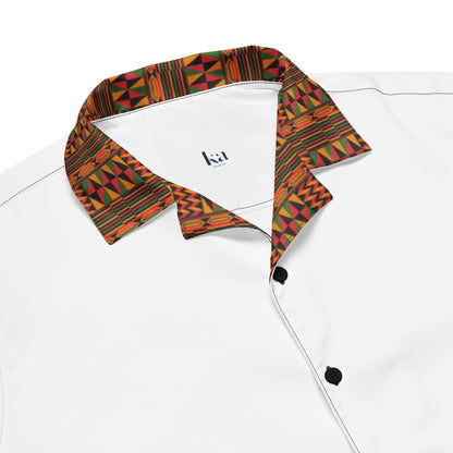 Unisex Button Down Shirt - Ankh Visionary