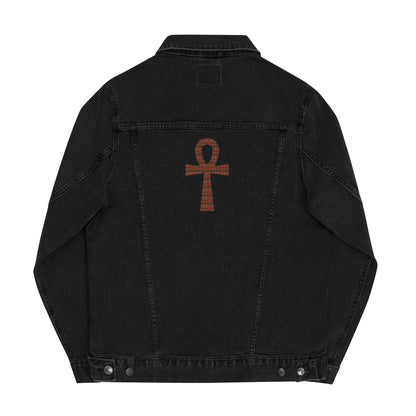 Veste denim unisexe - Ankh Visionary