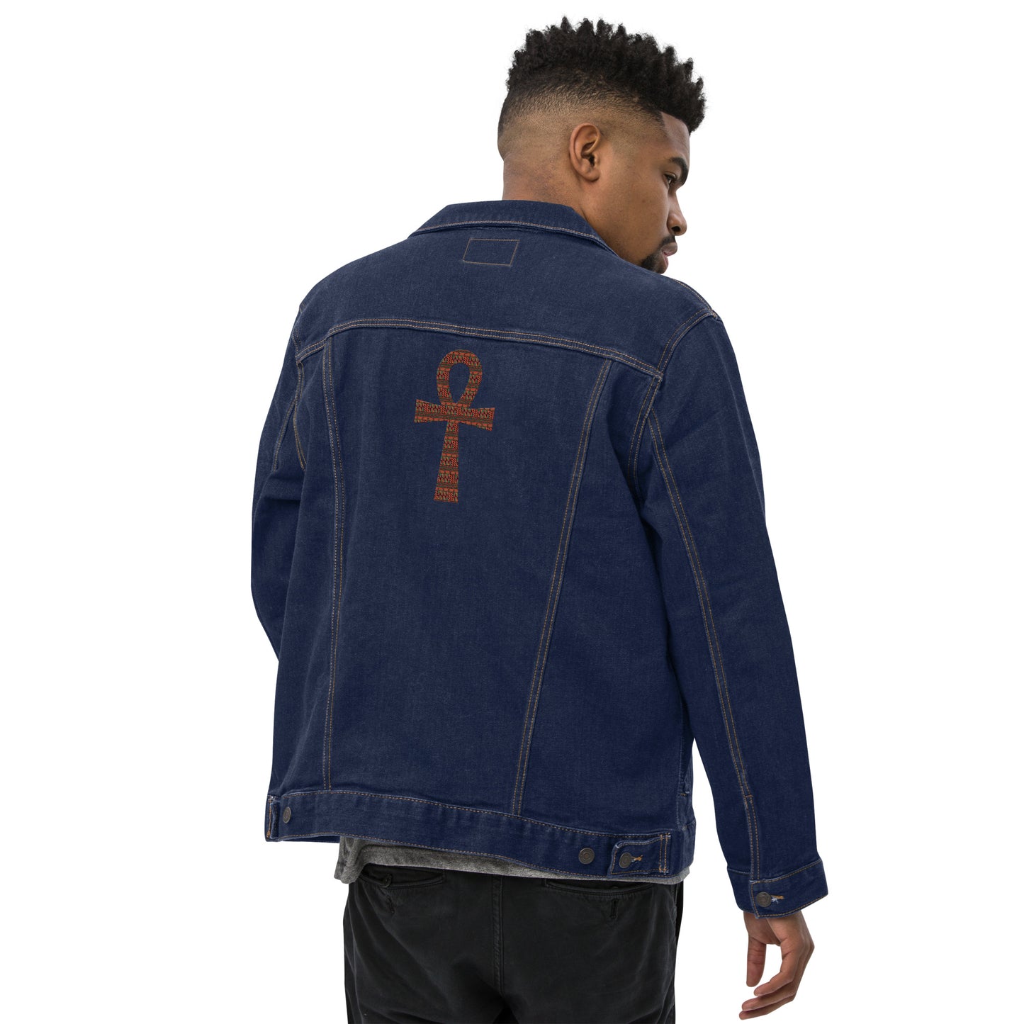 Veste denim unisexe - Ankh Visionary