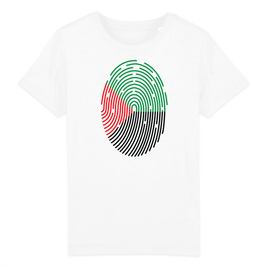 T-shirt enfant personnalisable "identité" - Vizyon - KEMIT'ART - Martinique - Guadeloupe - Guyane - Créole