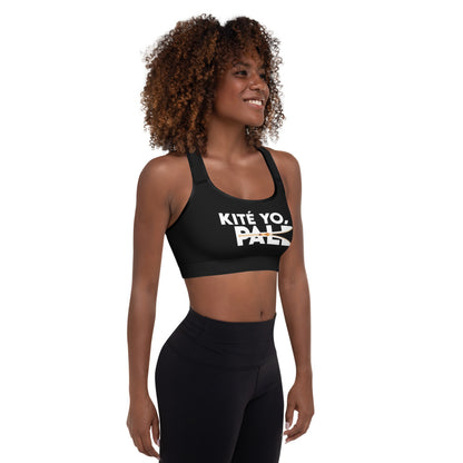 Padded Sports Bra "Kité yo palé" - Kofi jicho Kopo