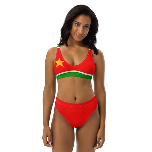 Eco-responsible high-waisted swim bikini "GWADA" - Vizyon