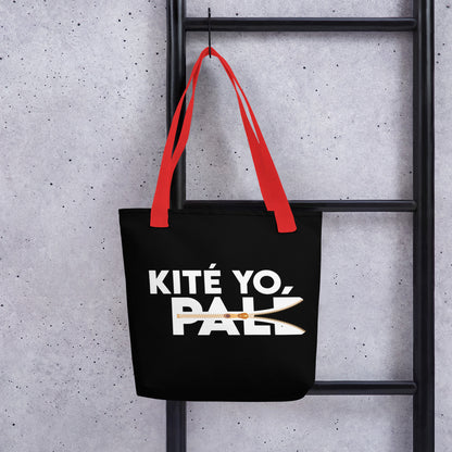 Personalized tote bag "Kité yo palé" - Kofi Jicho Kopo