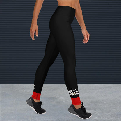 “Kité yo palé” Yoga Leggings - Kofi Jicho Kopo