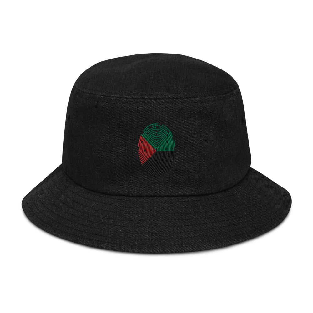 "Identity" denim bucket hat - Vizyon