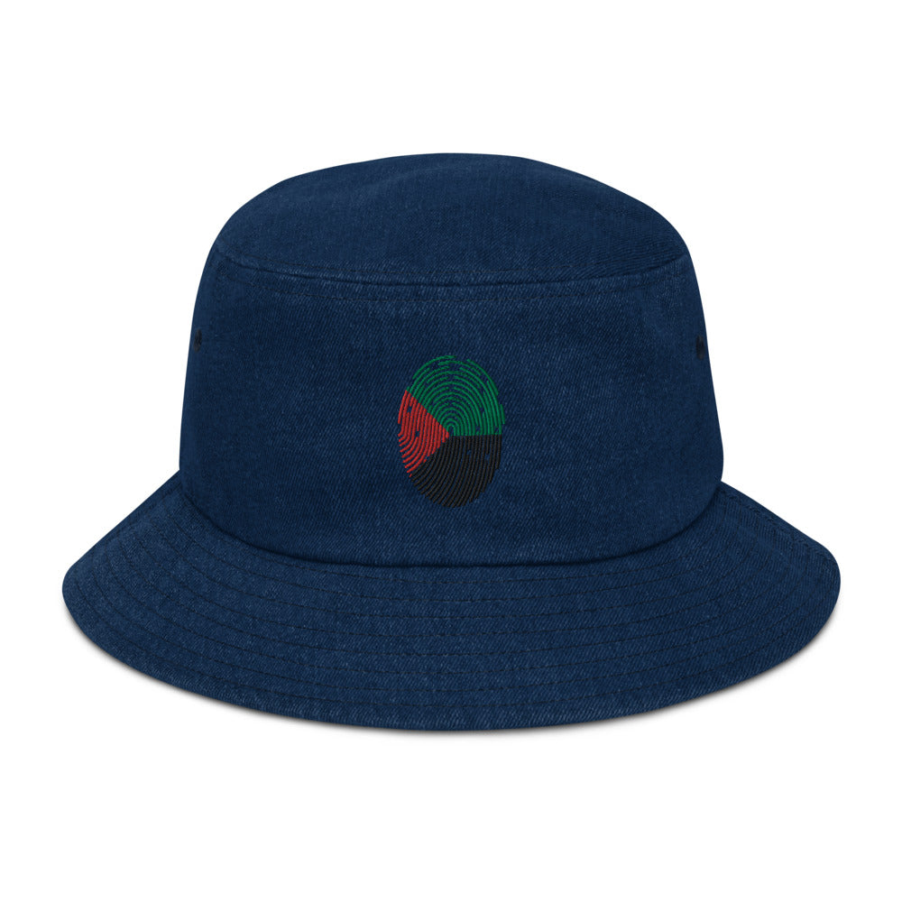 "Identity" denim bucket hat - Vizyon