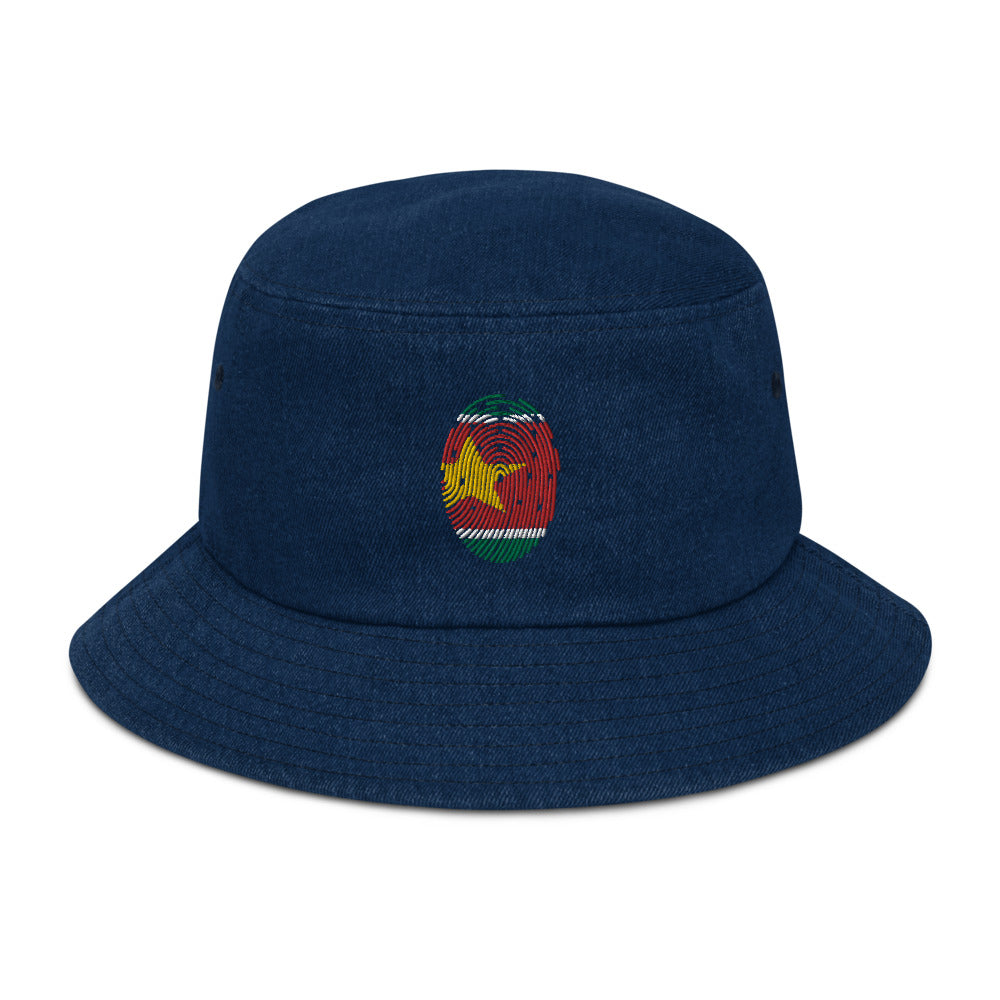 "Identity" denim bucket hat - Vizyon