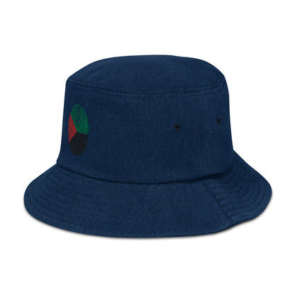 "Identity" denim bucket hat - Vizyon