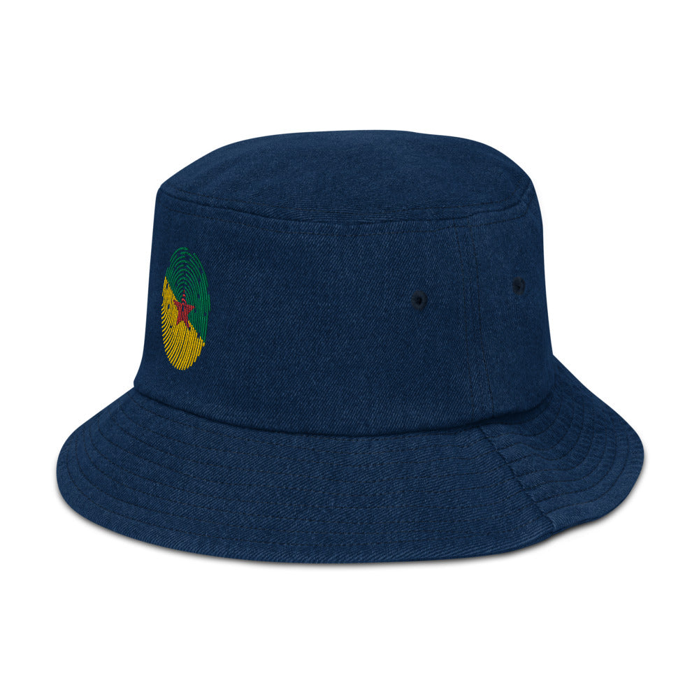 "Identity" denim bucket hat - Vizyon