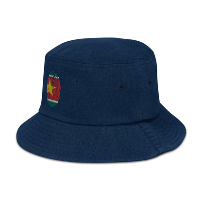 "Identity" denim bucket hat - Vizyon