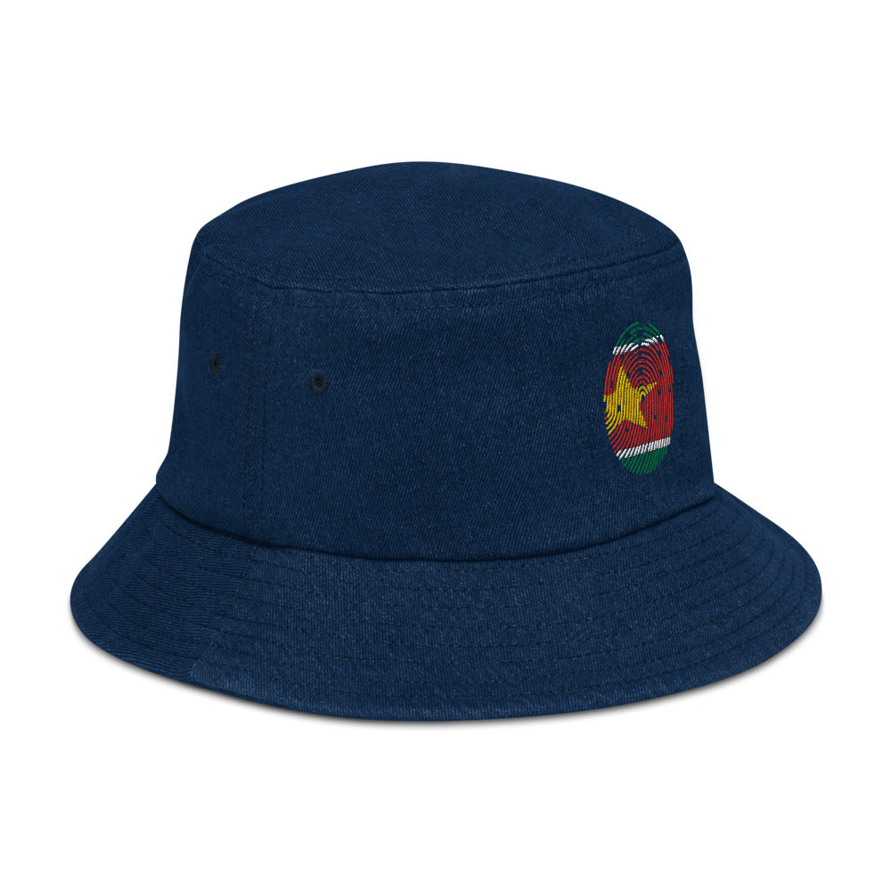 "Identity" denim bucket hat - Vizyon