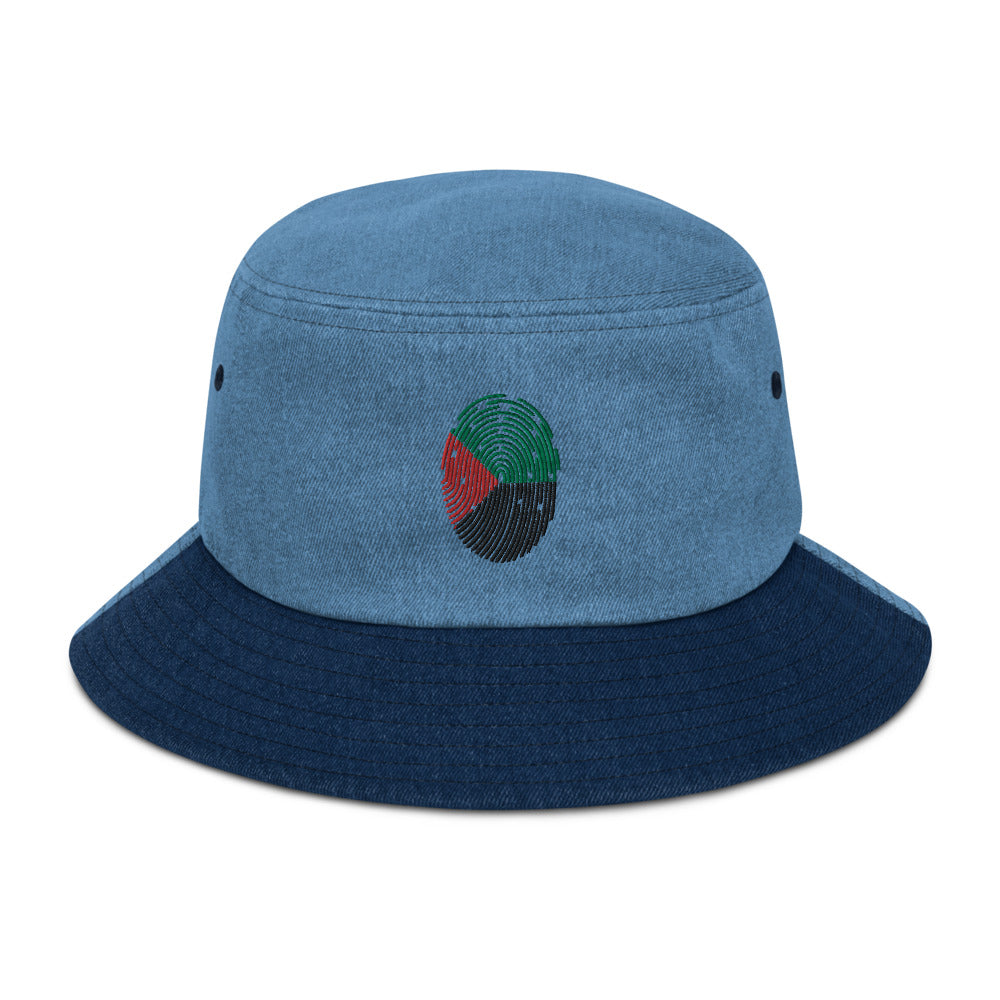 "Identity" denim bucket hat - Vizyon