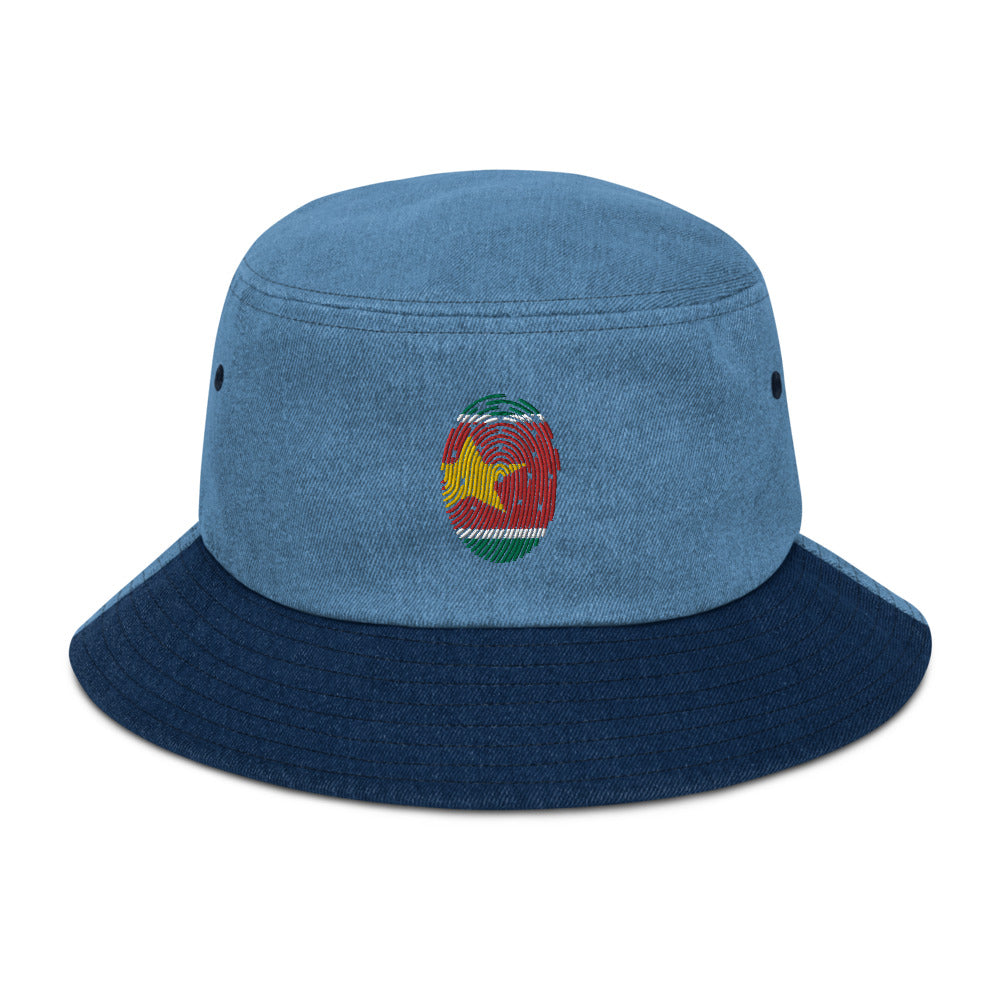 "Identity" denim bucket hat - Vizyon