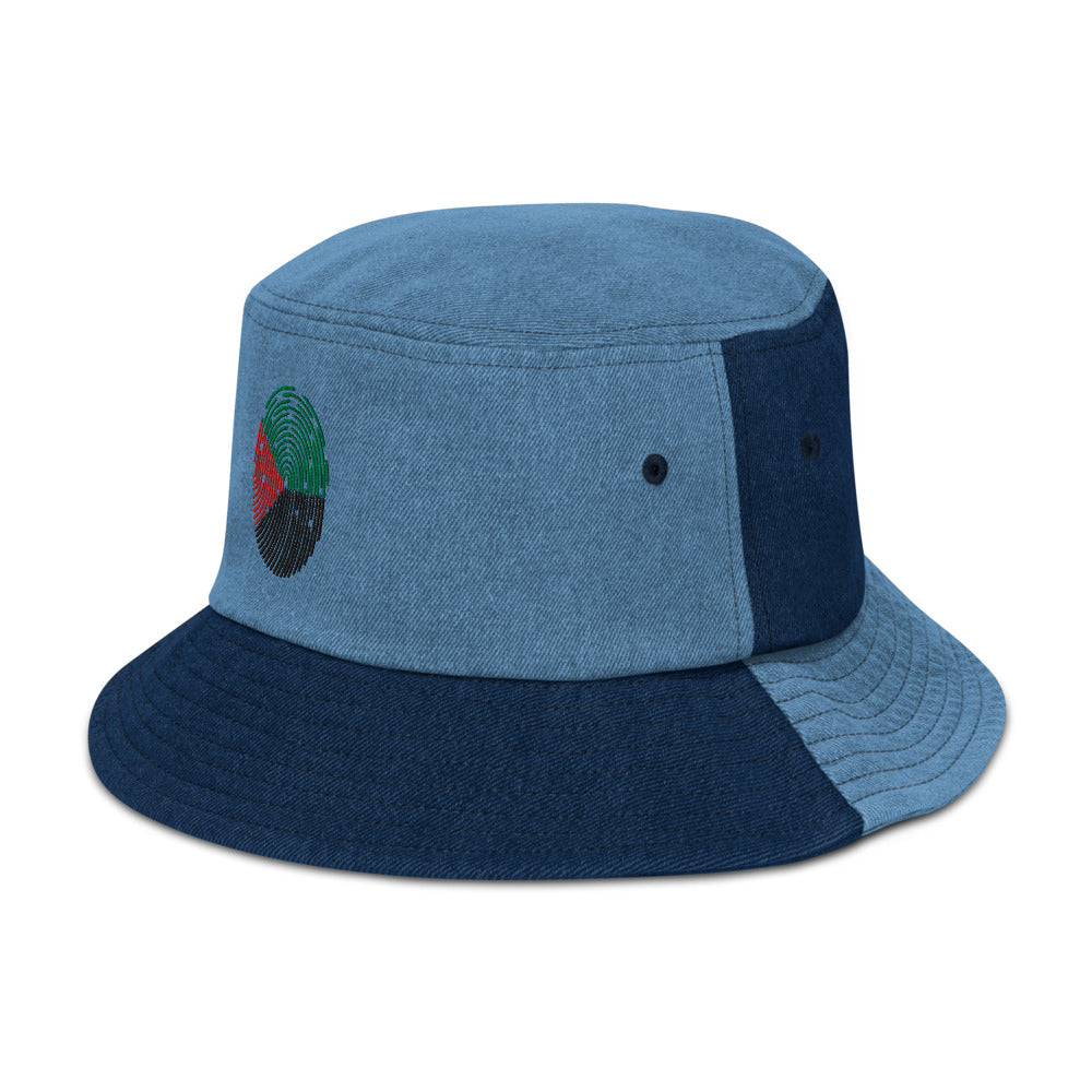 "Identity" denim bucket hat - Vizyon