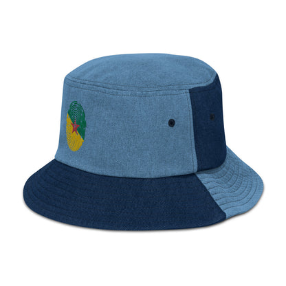 "Identity" denim bucket hat - Vizyon