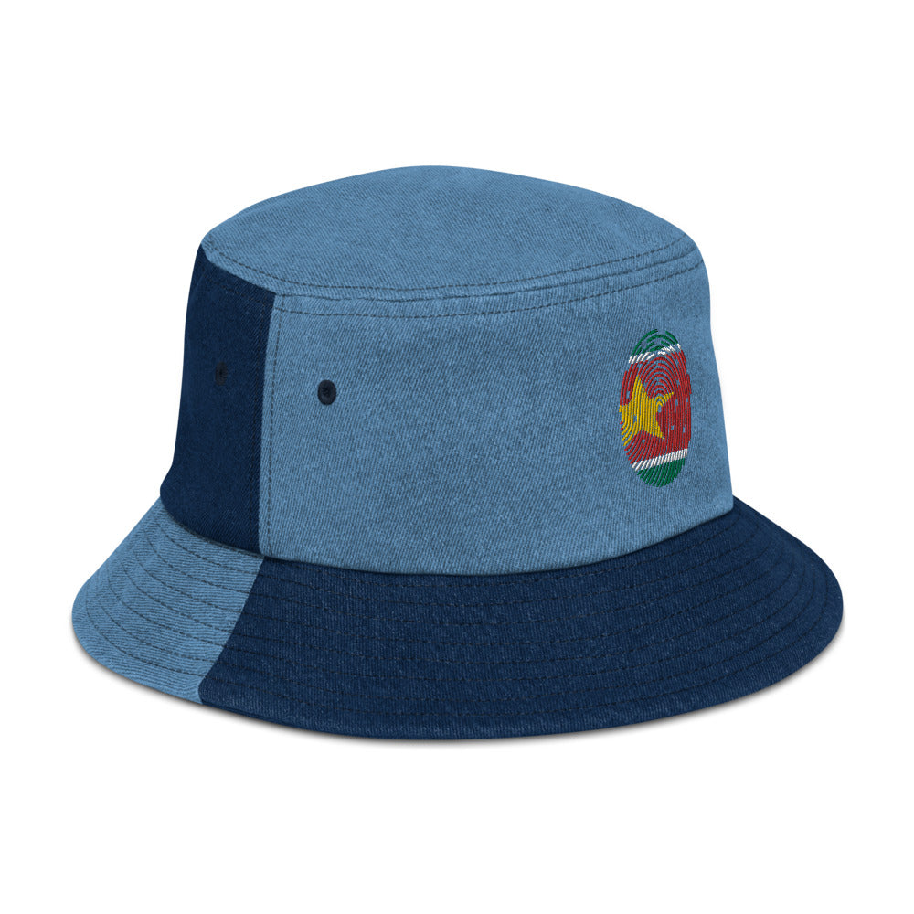 "Identity" denim bucket hat - Vizyon