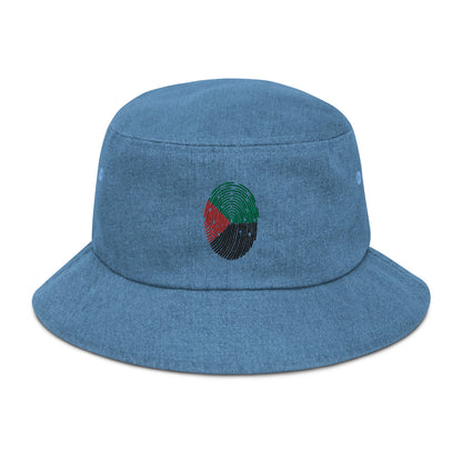 "Identity" denim bucket hat - Vizyon