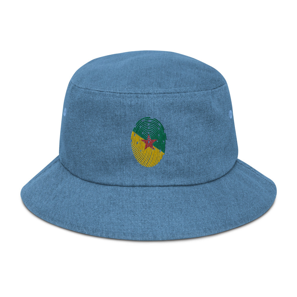 "Identity" denim bucket hat - Vizyon