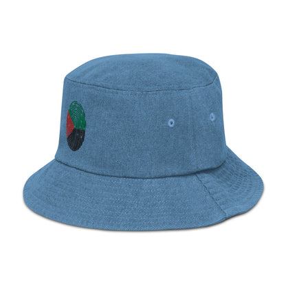 "Identity" denim bucket hat - Vizyon