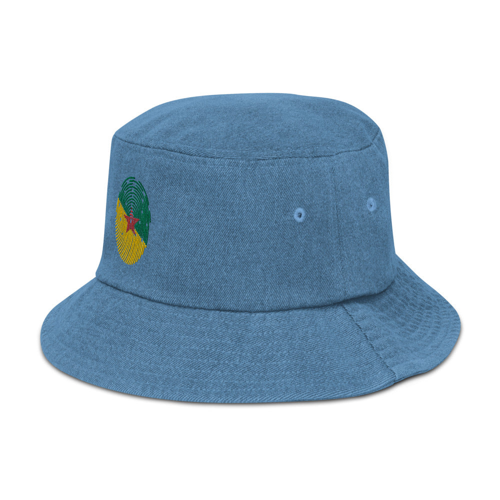 "Identity" denim bucket hat - Vizyon