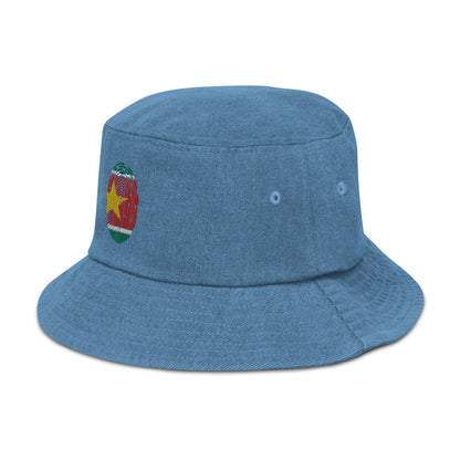 "Identity" denim bucket hat - Vizyon