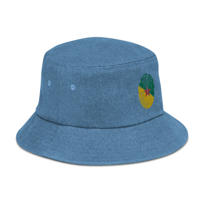 "Identity" denim bucket hat - Vizyon