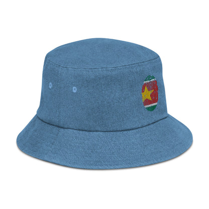 "Identity" denim bucket hat - Vizyon