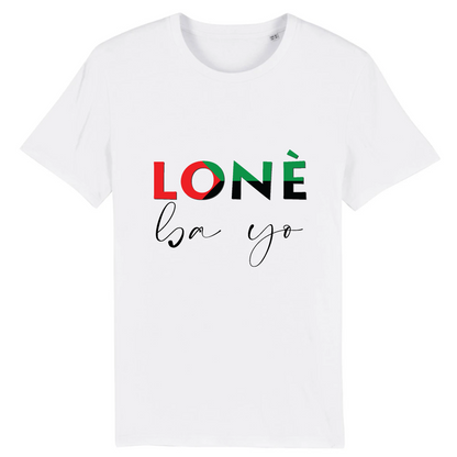 T-shirt personnalisé Unisexe Lonè - Vizyon - KEMIT'ART - Martinique - Guadeloupe - Guyane - Créole