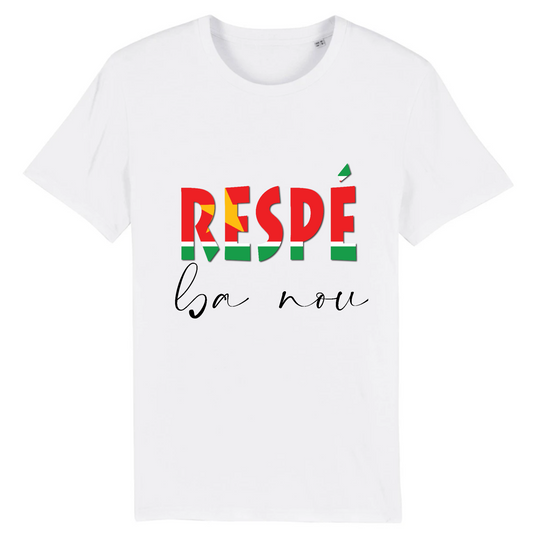 T-shirt unisexe "Respé" - Vizyon - KEMIT'ART - Martinique - Guadeloupe - Guyane - Créole