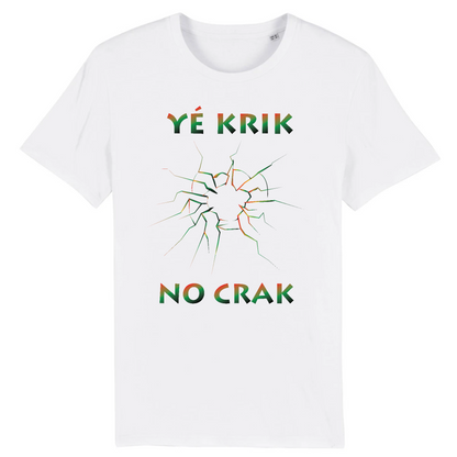 T-shirt unisexe "Yé krik" - Fos Kréyol - KEMIT'ART - Martinique - Guadeloupe - Guyane - Créole