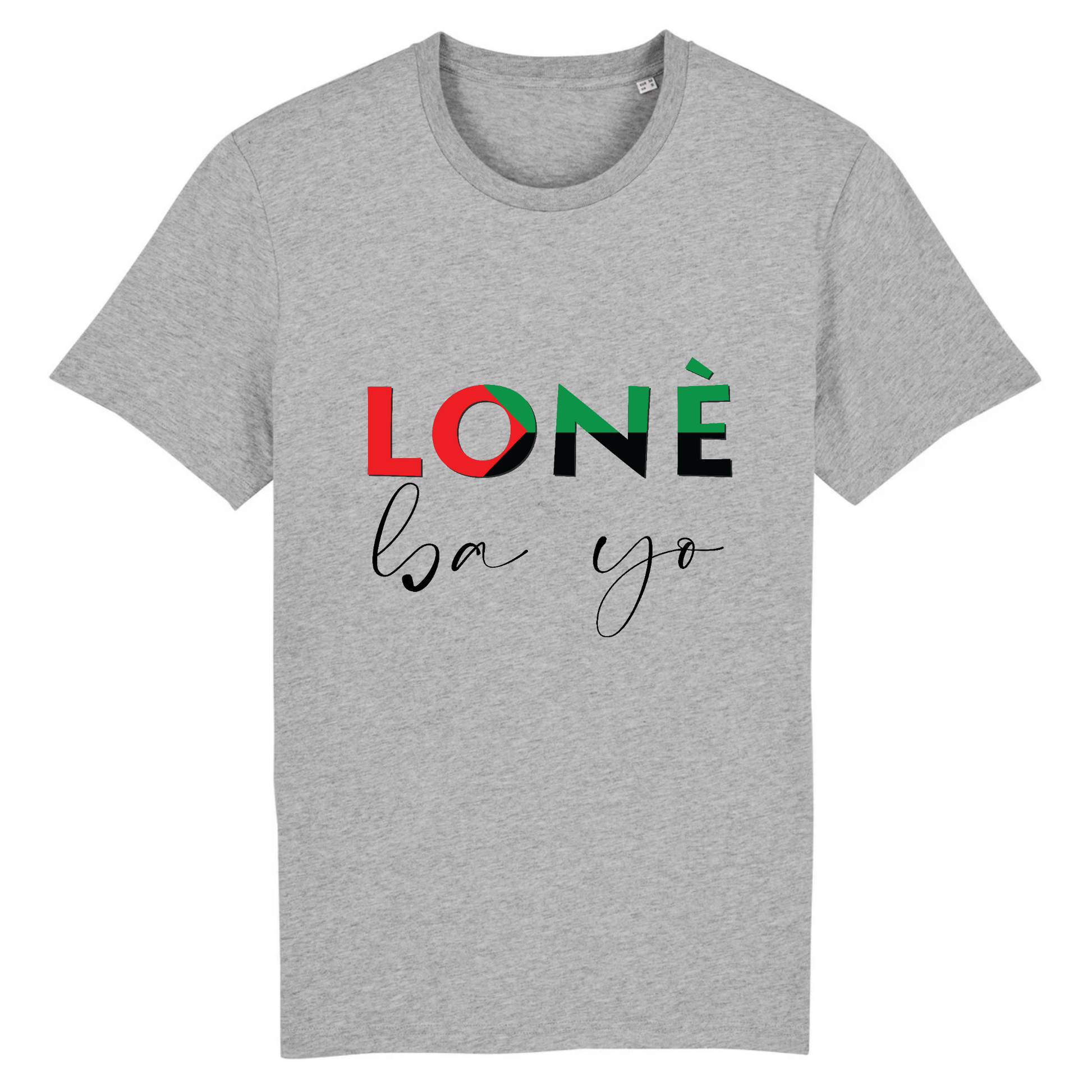 T-shirt personnalisé Unisexe Lonè - Vizyon - KEMIT'ART - Martinique - Guadeloupe - Guyane - Créole