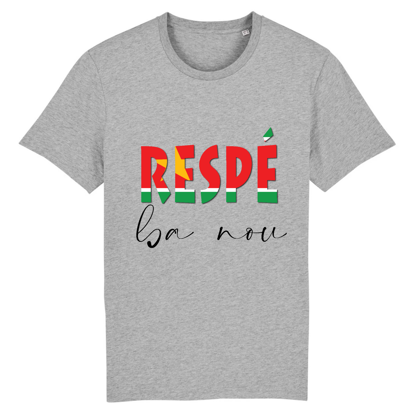 T-shirt unisexe "Respé" - Vizyon - KEMIT'ART - Martinique - Guadeloupe - Guyane - Créole