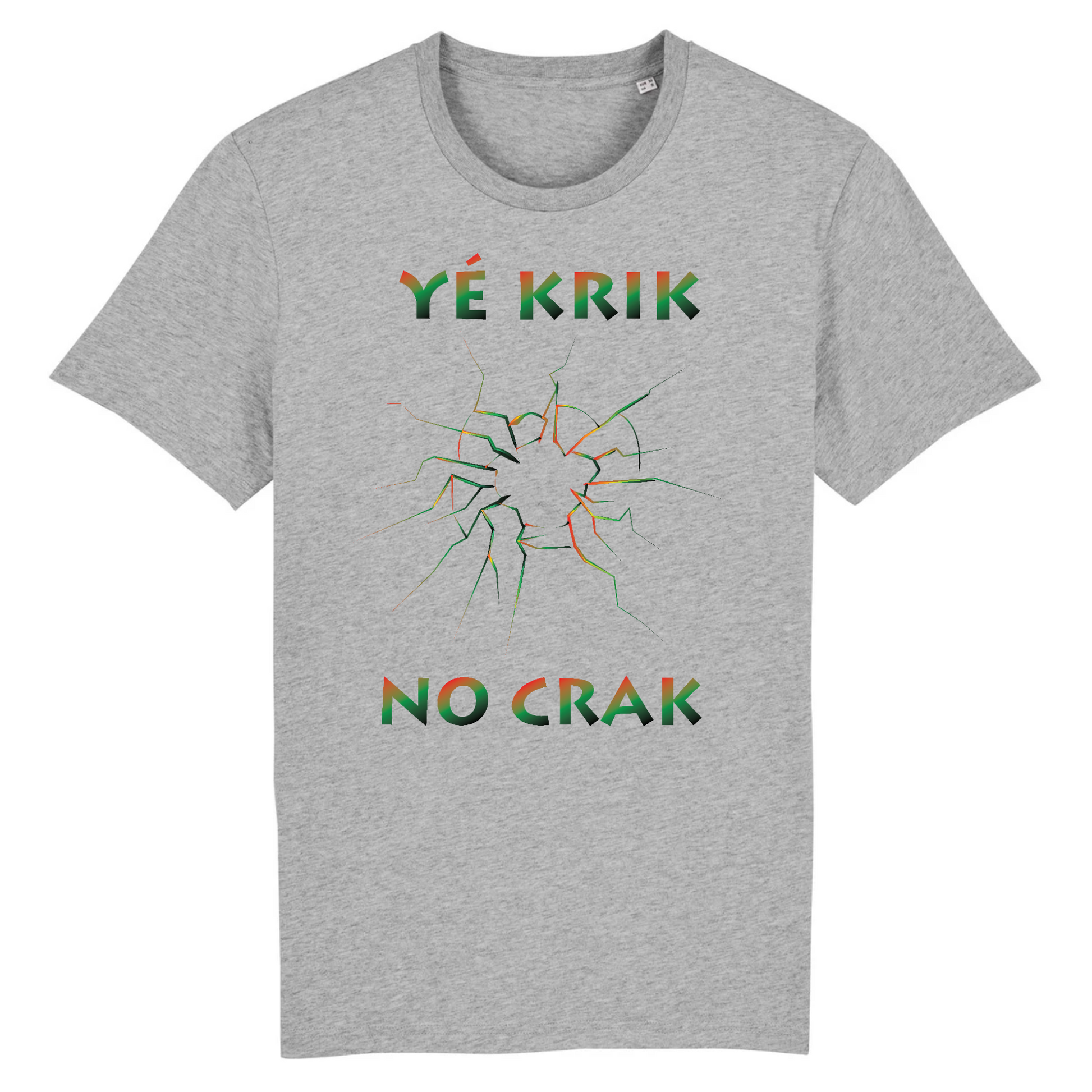 T-shirt unisexe "Yé krik" - Fos Kréyol - KEMIT'ART - Martinique - Guadeloupe - Guyane - Créole