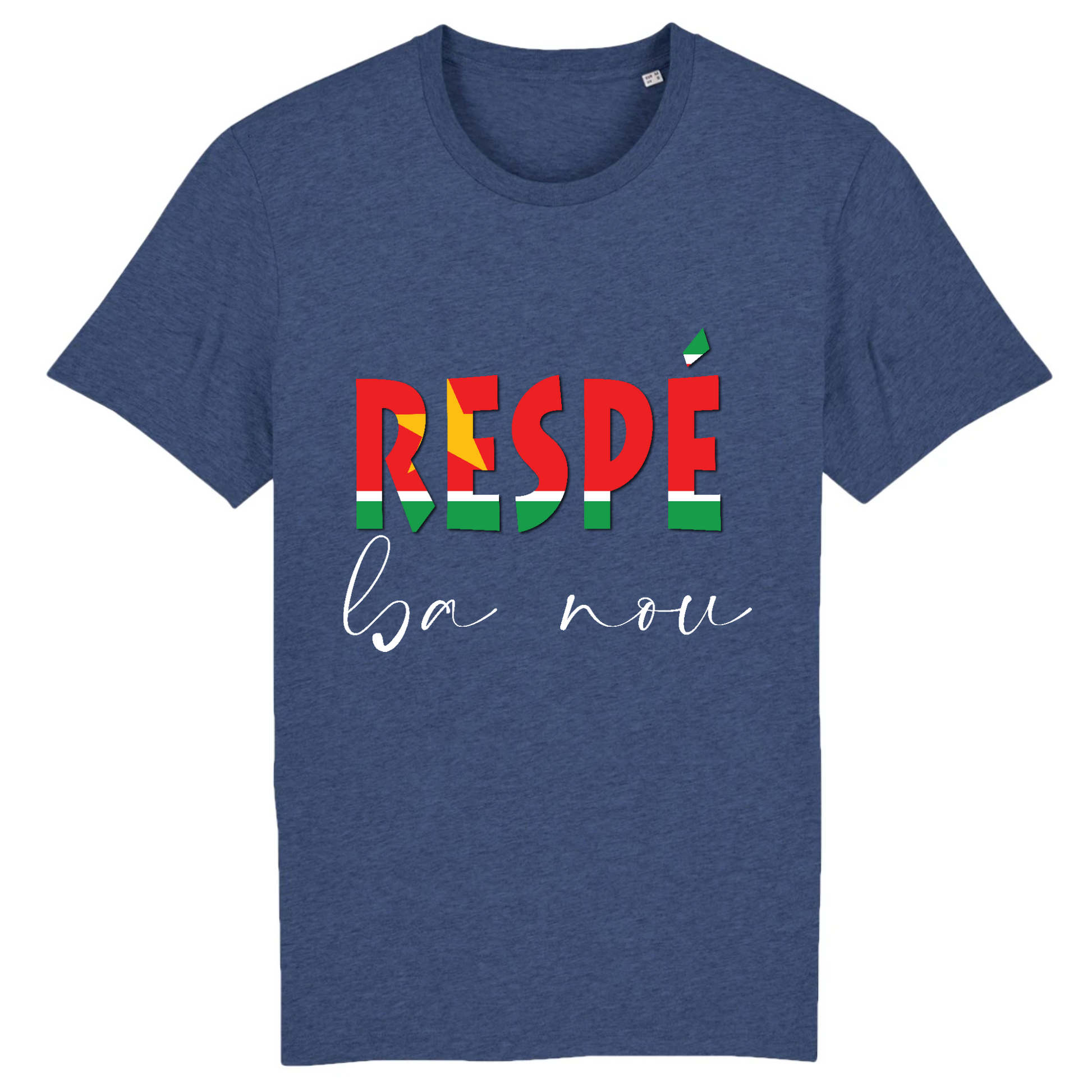 T-shirt unisexe "Respé" - Vizyon - KEMIT'ART - Martinique - Guadeloupe - Guyane - Créole