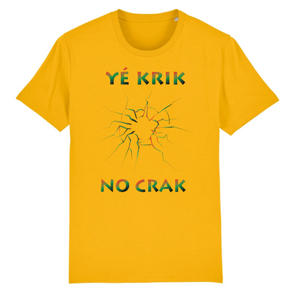 T-shirt unisexe "Yé krik" - Fos Kréyol - KEMIT'ART - Martinique - Guadeloupe - Guyane - Créole