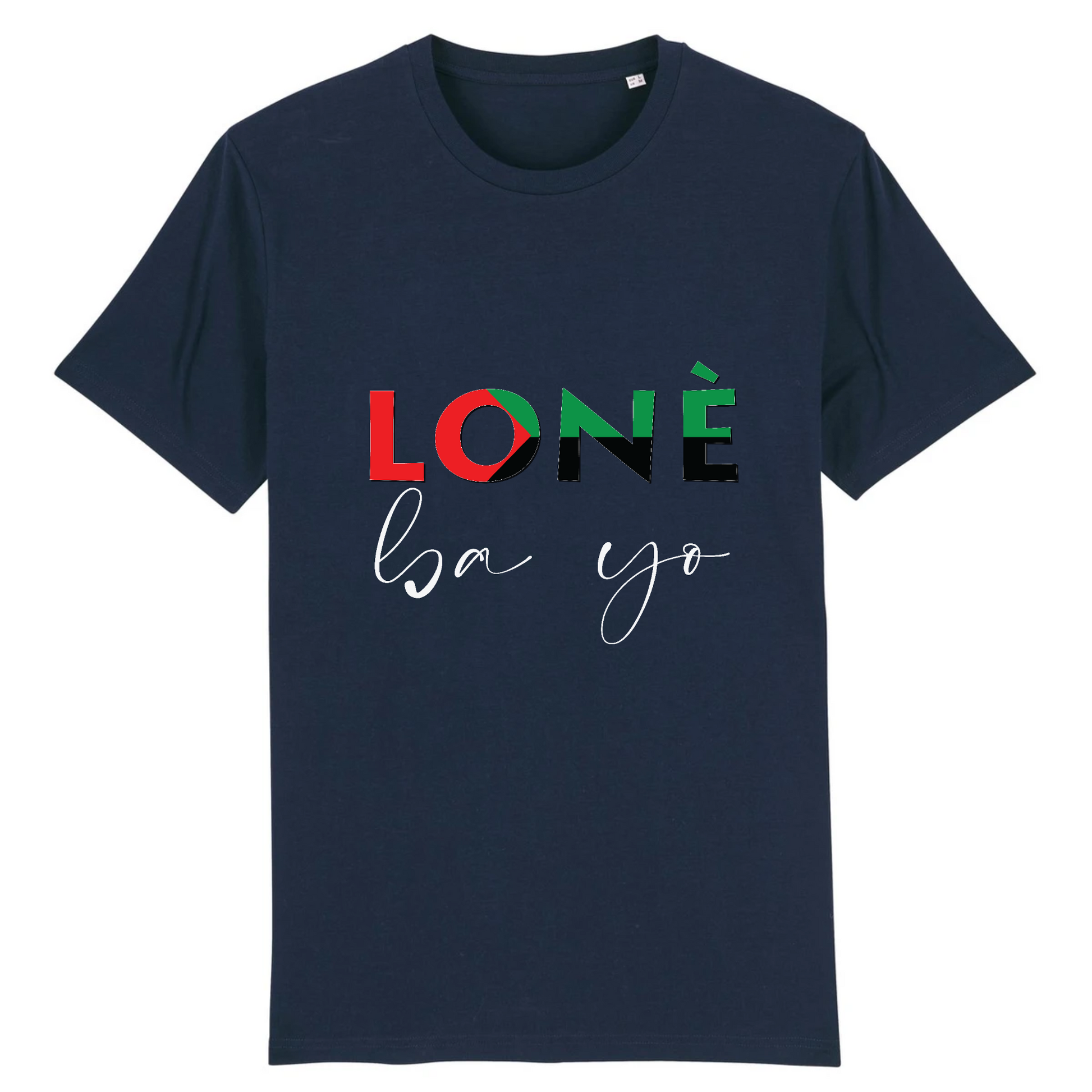 T-shirt personnalisé Unisexe Lonè - Vizyon - KEMIT'ART - Martinique - Guadeloupe - Guyane - Créole