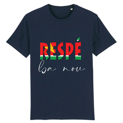 T-shirt unisexe "Respé" - Vizyon - KEMIT'ART - Martinique - Guadeloupe - Guyane - Créole