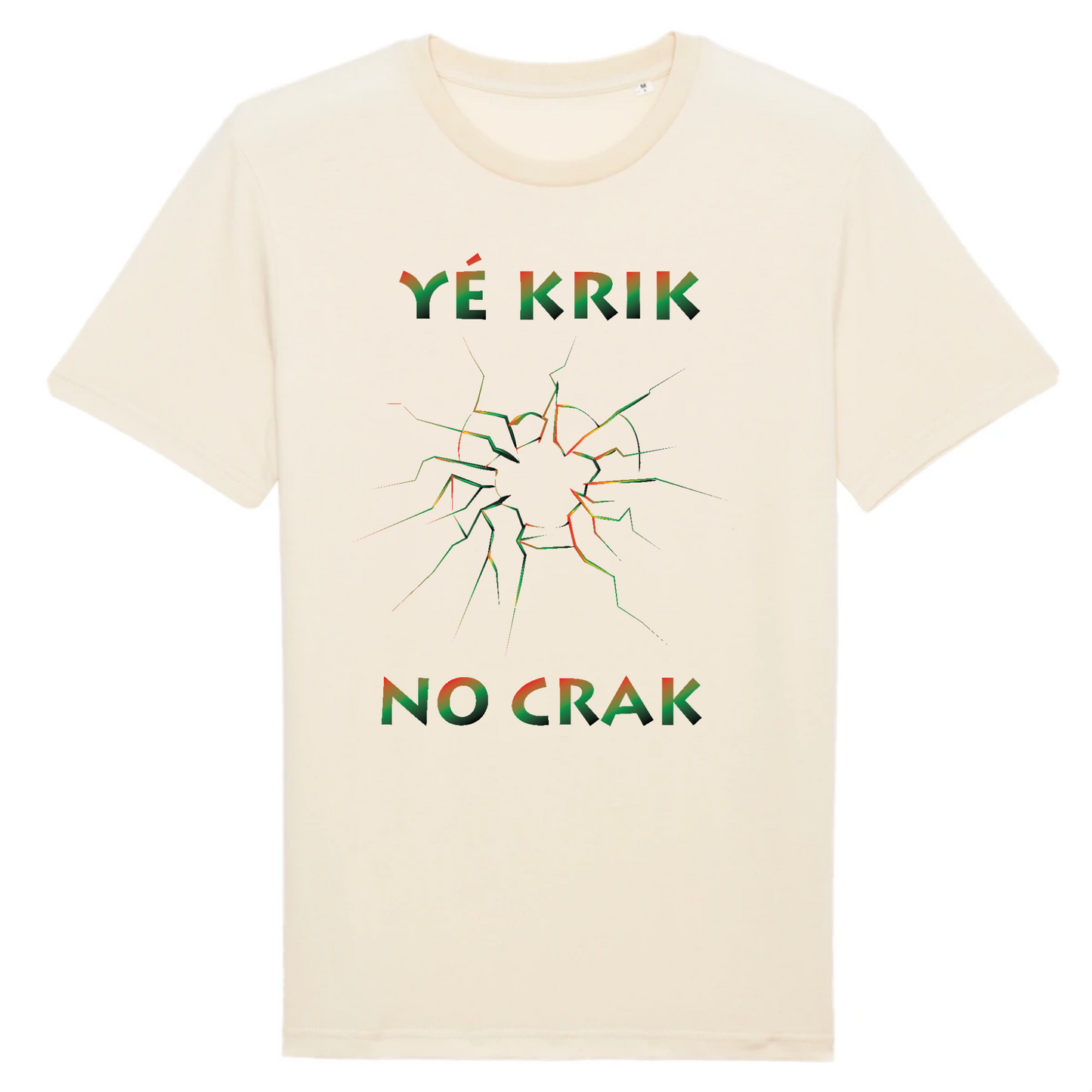 T-shirt unisexe "Yé krik" - Fos Kréyol - KEMIT'ART - Martinique - Guadeloupe - Guyane - Créole