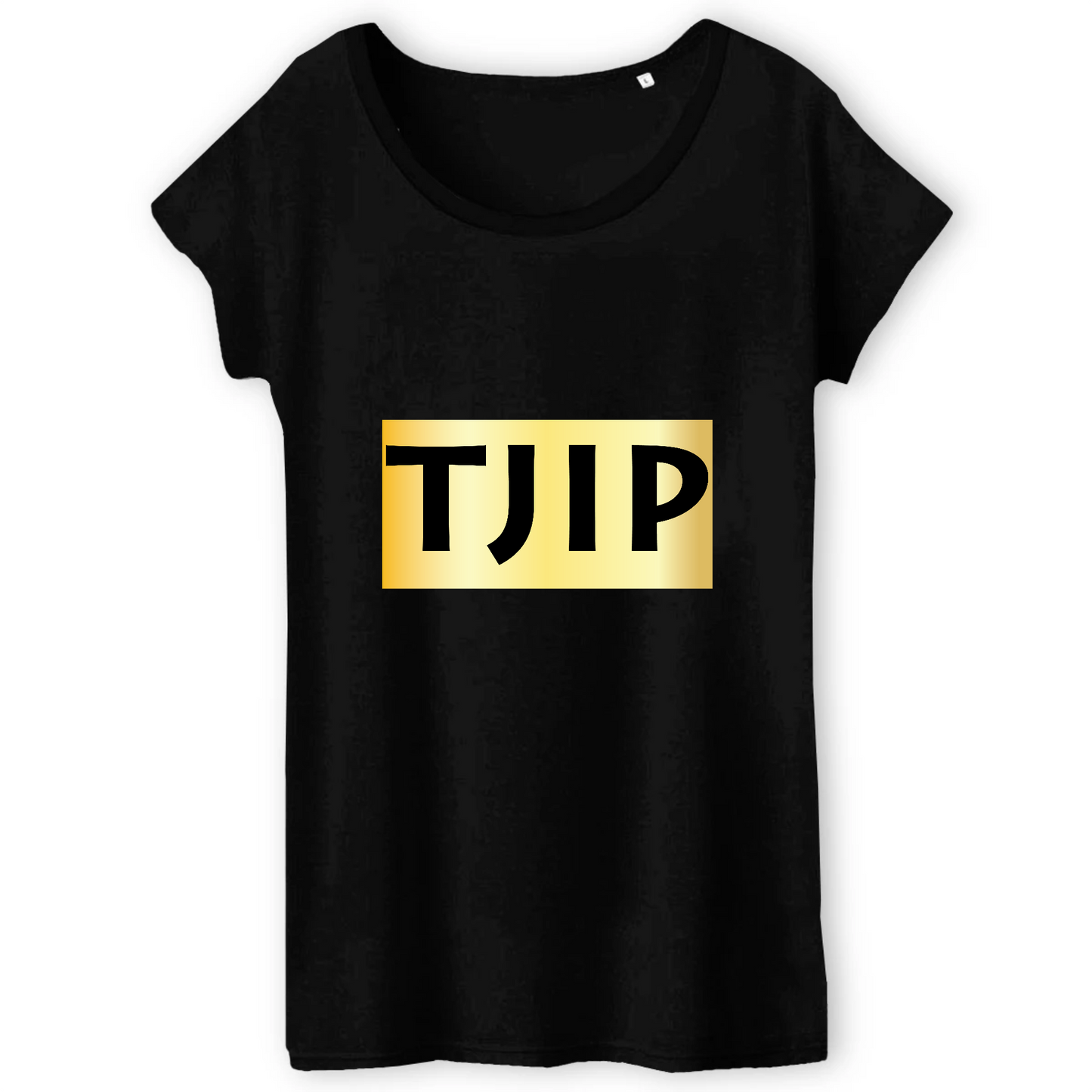 T-shirt Femme 100% Coton Bio "Tjip" - Fòs Kreyol - KEMIT'ART - Martinique - Guadeloupe - Guyane - Créole